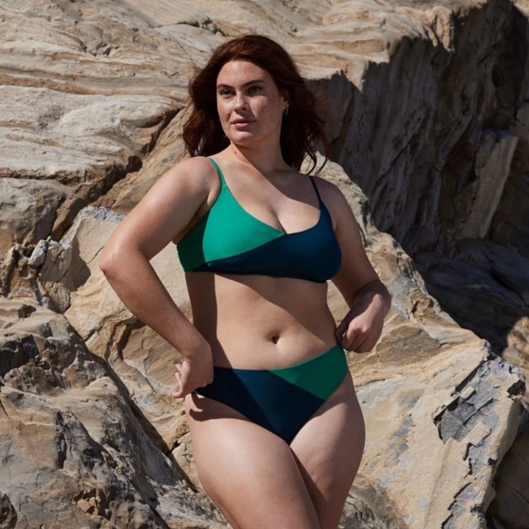 Summersalt Marina two piece Bikini Size 16 Seaglass & Seaweed - Picture 4 of 6